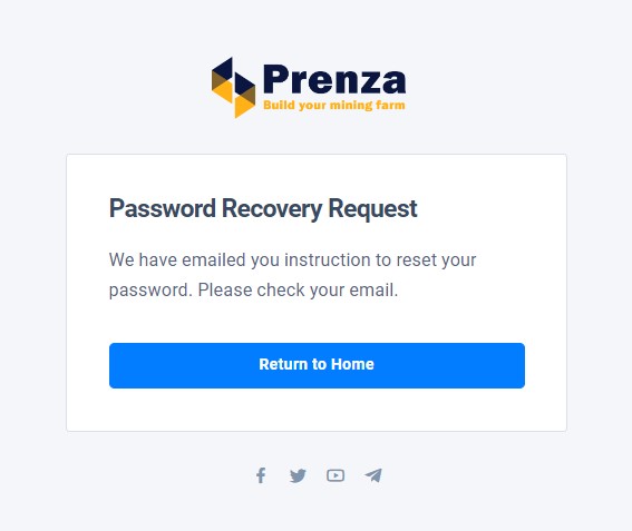 password reset email confirmation